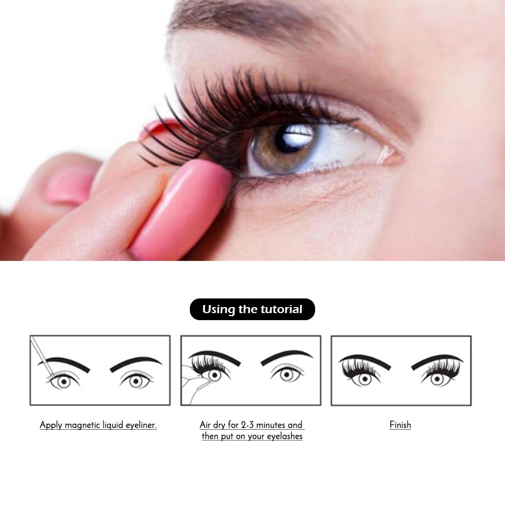 Double Layer Magnetic False Eyelashes