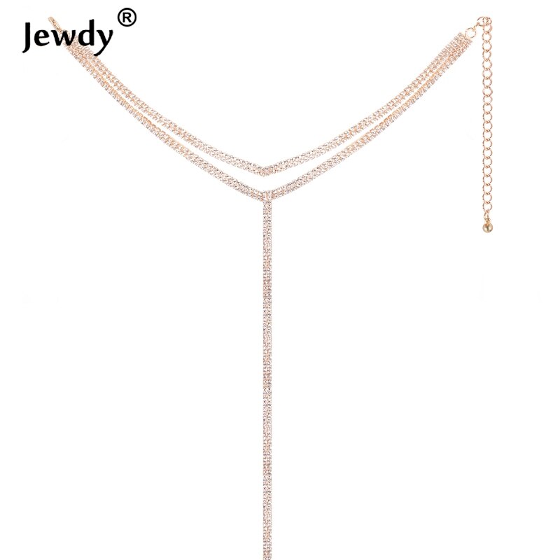 Rhinestone Double Choker Necklace