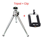 Mini Aluminum Tripod+Clip