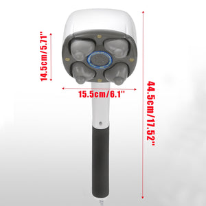 Electric Handheld Massager Four Head Machine Full Body