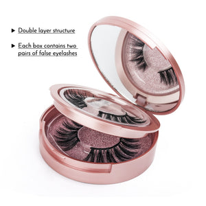 Double Layer Magnetic False Eyelashes