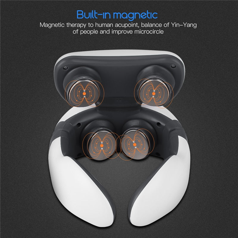 Magnetic Pulse Vibration Neck Massager for Pain Relief