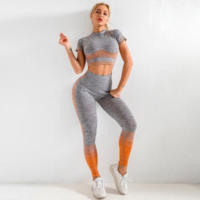 Sport Set Women Seamless Yoga Set