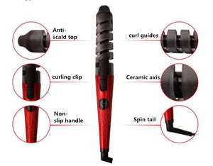 Magic Pro Hair Curlers Electric Curl Ceramic Spiral Hair Curling Iron