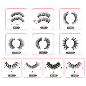 Double Layer Magnetic False Eyelashes