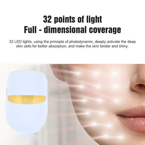 Led Therapy Mask 7 Colors Skin Rejuvenation Electroporation Reduce Wrinkle