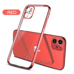 New Square Plating Soft Case For iPhone 11 Pro 11Pro Max Clear Cover For iphone 11 PROMAX