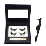 Hot Magnetic Eyelash Set With False Eyelashes Tweezers