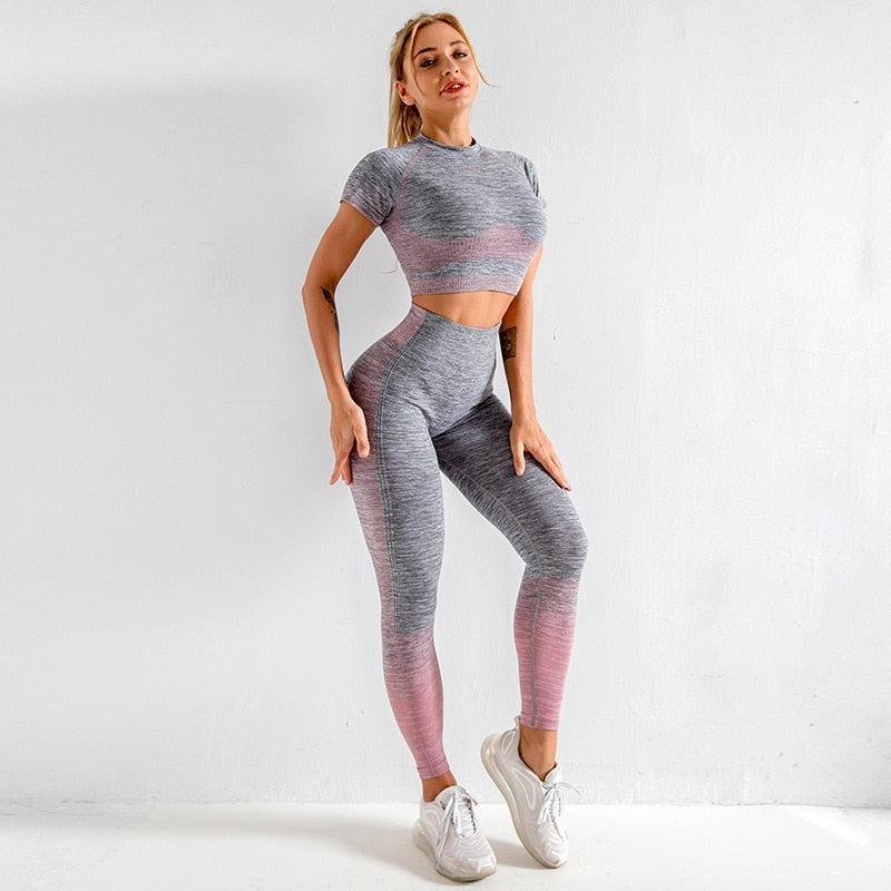 Sport Set Women Seamless Yoga Set