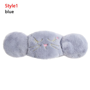 2 in 1 Warm Earmuffs Cartoon Cute Ear Muffs Ear-cap Autumn Winter Thicken Plush Outdoor Riding Keep Warm Earflap