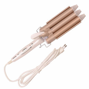 High Quality Professional 110-220V Hair Curling Iron Ceramic Triple Barrel Hair Curler Hair Waver Styling Tools Hair