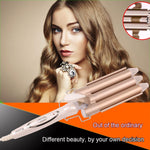 High Quality Professional 110-220V Hair Curling Iron Ceramic Triple Barrel Hair Curler Hair Waver Styling Tools Hair